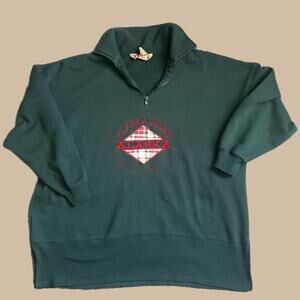 90S ALASKA QUARTER ZIP